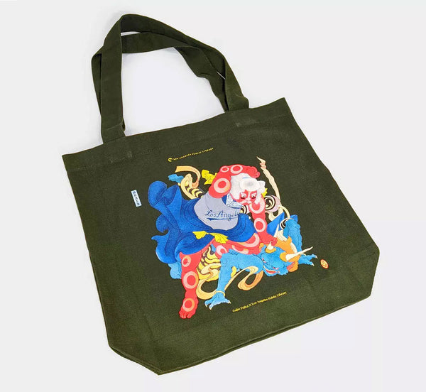Gajin Fujita x Los Angeles Public Library Tote – L.A. Louver Shop
