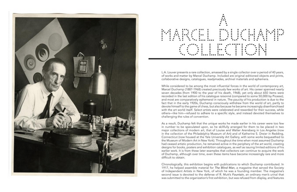 A Marcel Duchamp Collection